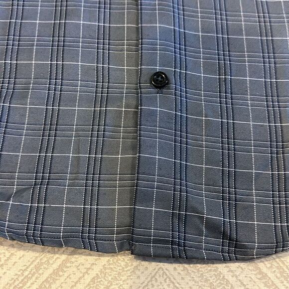 Leo & Zachary Boys Grey & Black Checkered Button Down Shirt - Picture 4 of 8